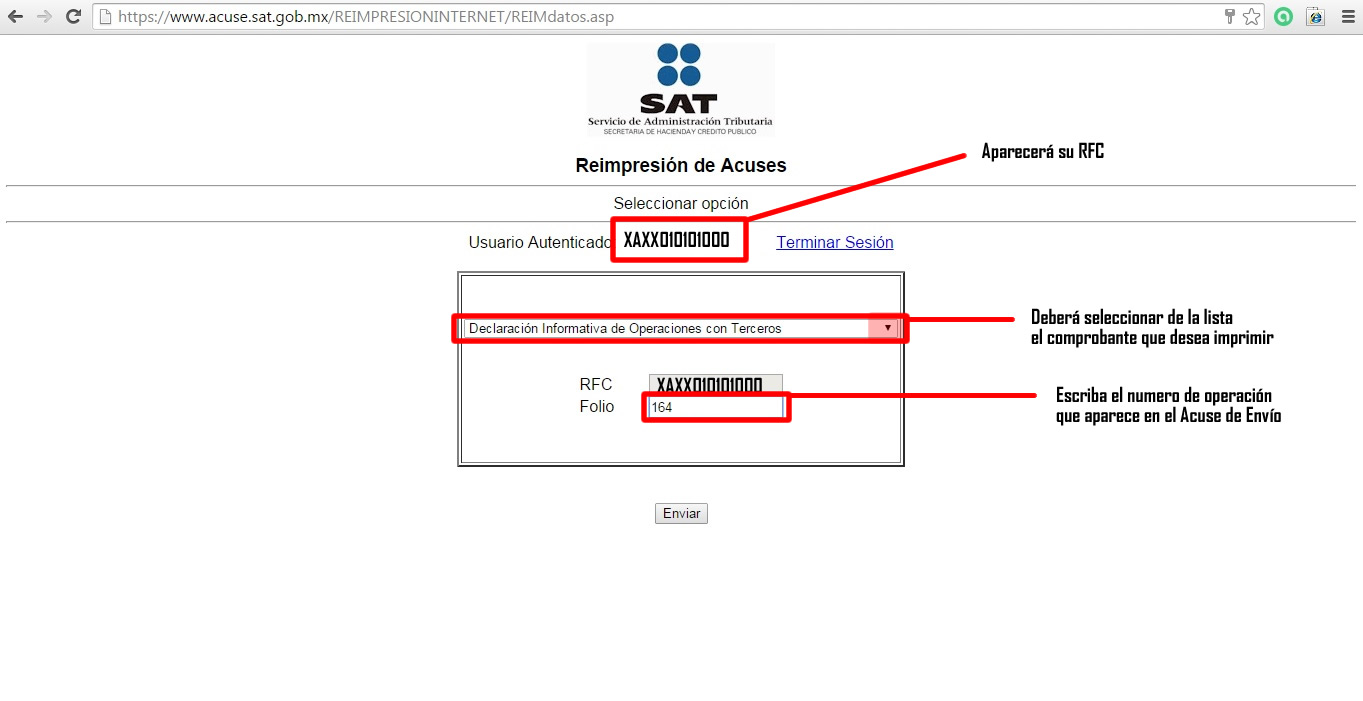 ReimpresiÓn De Acuses Acceso Con Firma ElectrÓnica Asesorcontable